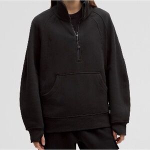 NWT Lululemon Scuba Oversized Funnel-Neck Half Zip
Long